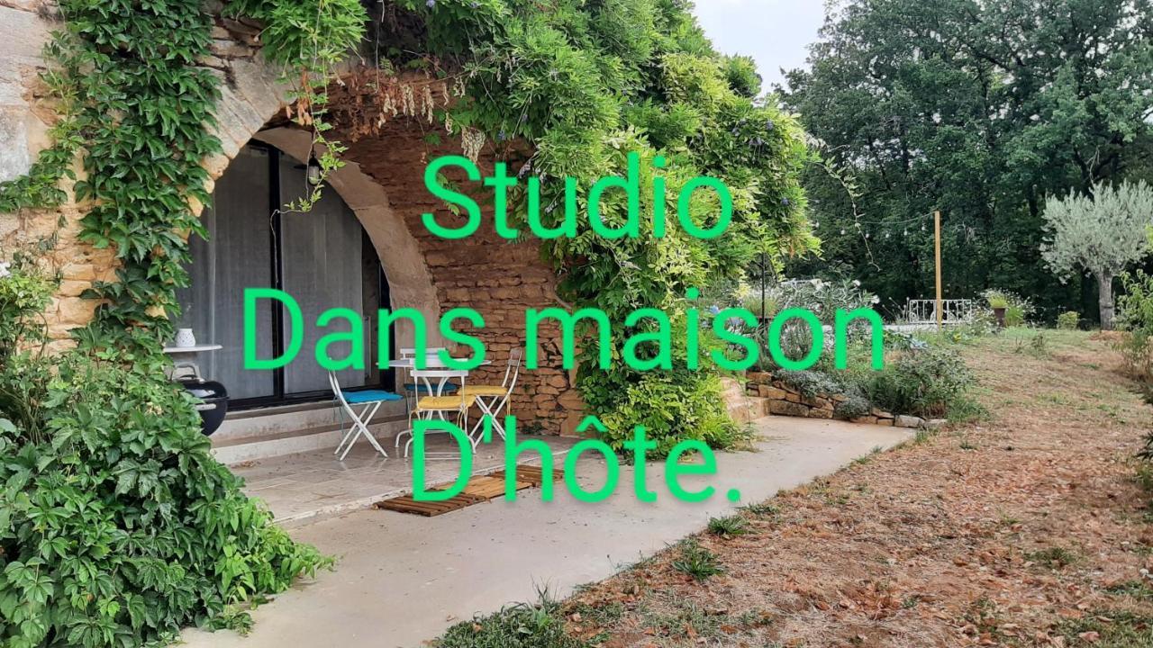 Charmant Studio Dans Maison D'Hote Dans Un Ecrin De Verdure Saint-Martin-le-Redon Екстер'єр фото